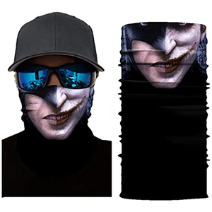 Spot Goods Gift Halloween <span class=keywords><strong>Horror</strong></span> Villain Mask Bandana Poliéster Cuello Polainas Personalizable Warmer Winter Bandana - Product Image 1