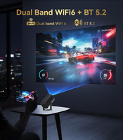 Mini Proyector de Video Inalámbrico WiFi Portátil de Alcance Ultracorto, Tamaño de Palma de la Mano, con Sistema Android, para Cine en Casa