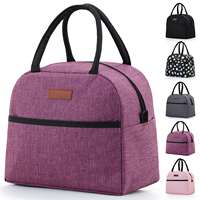 Sac à lunch chaud en polyester portable personnalisé glacière isolée étanche et réutilisable pour les pique-niques scolaires et les plages