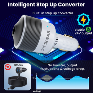 Convertidor Stargear Starlink Mini Adaptador para Coche Starlink Mini Enchufe para Encendedor de Cigarrillos Elevador de Voltaje de 12 a 24V para Starlink Mini - Product Image 6