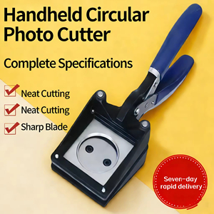 Taglierina Circolare in Metallo Portatile con Lama Affilata per Tagli Precisi, Progetti Fai-da-Te per il Capodanno Cinese e Creazione di Badge - Product Image 1