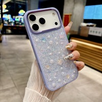 Accessoires de téléphone en gros de haute qualité étincelant strass fille coque de téléphone pour iphone 16 15 17 Pro Max