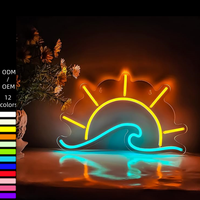 Kaisman – Enseignes lumineuses LED programmables en silicone, portables, pour intérieur, indice IP67, personnalisables, pour résidentiel, néon, couleurs réglables, 3 ans de garantie