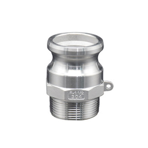 304 Stainless Steel F-Type <b>Quick</b> <b>Connector</b> Lever-Type Wire Pipes Water Pipe Union Male Snap-on Straight Insert Type - Product Image 1