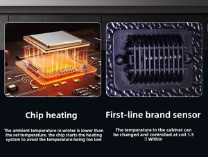新しいキャビネットペットインキュベーター自動卵回転95% 孵化率一定温度湿度カメカタツムリ卵1年 - Product Image 6