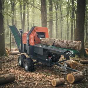 Procesador de Leña RM500 ECO/JOY de 30 Toneladas, con Sierra Hidráulica Automática de Gasolina y Rajadora de Leña - Product Image 1