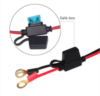 10A 2 Pin SAE Chargeur Étanche Couverture Extension pour Oeil Anneau Terminal Solaire Batterie Câbles Application Industrielle Cuivre PVC