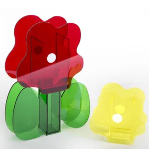 Vasi da fiori colorati piccoli vasi da fiori in Lucite nordica vaso da sposa in acrilico per decorazioni per la casa