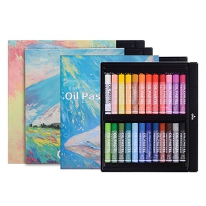 Ami balena 24 colori Grey Advanced Overlay Macaron Morandi pittura a olio Stick pesante morbido bastone adatto pastelli - Product Image 5