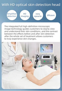 Grande réduction sur la machine de beauté à l'hydrogène 12 en 1, machine Hydra à eau directe, jet d'oxygène vertical professionnel, haute hydratation - Product Image 6