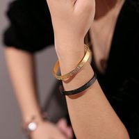 Bracelet irrégulier circulaire géométrique de style minimaliste Accessoires de mode personnalisés Bracelets de mode de tempérament féminin