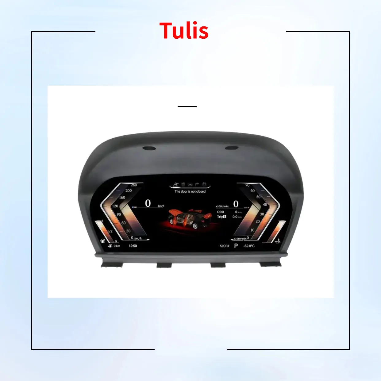 Tulis LCD Dashboard Digital Instrument Cluster Cockpit Velocímetro para BMW Serie 1 F20 F52 Serie 2 F22 X1 F48 F49 X2 F39