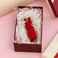 Noeud papillon de luxe petite boîte postale cadeau en gros boîtes cadeaux en papier carton avec finition de stratification mate pour rouge à lèvres