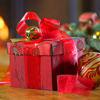 Ruban en organza transparent et soyeux de 1 pouce pour emballage cadeau, décorations de Noël, nœuds, couronnes de mariage et emballage général