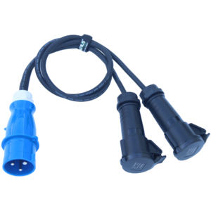 Stecker zu Buchse Y Typ 16A 3-polige CEE-Buchse Elektrisches Splitter-Stromkabel - Product Image 4