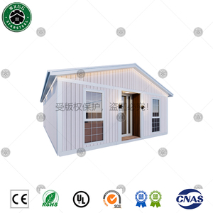 Casa Modular Prefabricada de Acero Ligero de Rápido Montaje, Tipo Villa Pequeña con Techo a Dos Aguas, para Estadías en la Playa y Vacaciones - Product Image 2