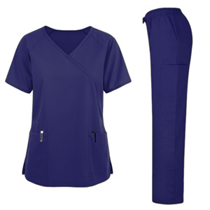 Tuta sanitaria clinica ad asciugatura rapida per uomo e donna set di Scrub medici elasticizzati per chirurghi studenti infermieristici uniformi ospedaliere - Product Image 4