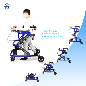 Déambulateur debout imperméable et durable, design pliable, <span class=keywords><strong>cadre</strong></span> en aluminium robuste, capacité de charge de 150 kg, entraîneur de mobilité - Product Image 1