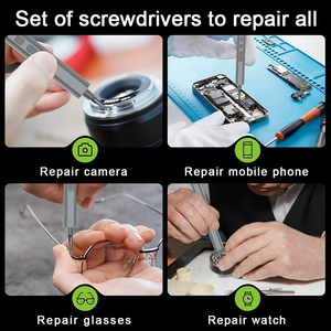 Mingtu 153 en 1 <span class=keywords><strong>Destornillador</strong></span> Eléctrico de Precisión Inalámbrico, Mini Juego de Destornilladores Recargables, Kit de Herramientas de Reparación para <span class=keywords><strong>iPhone</strong></span>, PC - Product Image 4