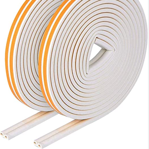 Guarnizione in Gomma EPDM Autoadesiva Personalizzata, Resistente, Antiurto e Insonorizzante per Porte in <span class=keywords><strong>Legno</strong></span> - Product Image 1