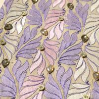 Dentelle en voile de coton à motif floral africain avec broderie en tulle cristallin, motif exclusif de dentelle suisse, tissu en dentelle guipure