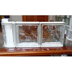 Blocs de verre creux pour bâtiment, bonne visibilité et transmission de la lumière, blocs de verre décoratifs transparents, briques - Product Image 4
