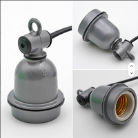 Prise EU pour lampe chauffante E27 avec interrupteur pour poussins, reptiles, porcelets, lézards et animaux de compagnie