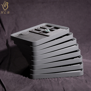 Nhà Máy Tùy Chỉnh Da Thật Khay Đồ Trang Sức Tổ Chức Sang Trọng Đồ Trang Sức Hiển Thị Showcase Vòng Hiển Thị Khay - Product Image 1