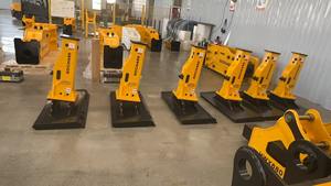 החלקה straid מטעין תיבת מצורף סוג הידראולי פטיש מפסק עבור שבירת בטון - Product Image 6