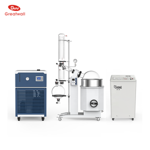 Évaporateur rotatif de grande capacité 50L à l'échelle pilote, en verre borosilicaté de haute qualité, pour distillation sous vide continue à rendement élevé, avec contrôle numérique de la température - Product Image 4