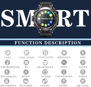 <span class=keywords><strong>Montre</strong></span> connectée à écran IPS, <span class=keywords><strong>montre</strong></span> connectée sportive avec écouteurs Bluetooth, surveillance de la fréquence cardiaque et de l'oxygène sanguin, bracelet intelligent - Product Image 6