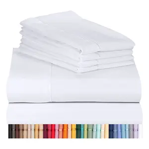 Home Textile 60-140 GSM White Color Microfiber Brushed 100% Polyester Plain Weave Dyed Fabric Price Per Meter In Rolls