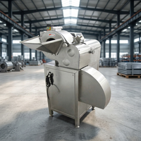 Commerciële elektrische snijmachine Radijsensnijder Aardappelversnipperaar Groenteverwerkingsmes Snackvoedsel