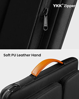 Sac de transport pour ordinateur portable avec logo personnalisé, étanche, anti-rayures, avec fermeture éclair, pochette de voyage professionnelle