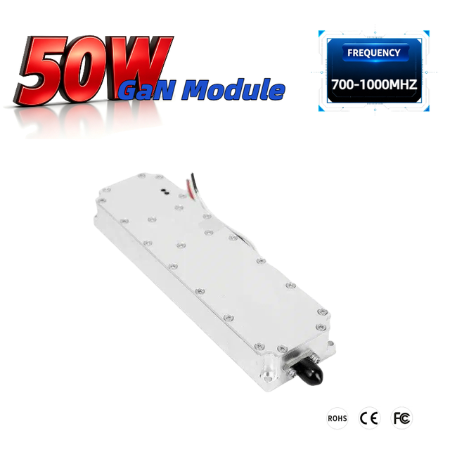 50W 700-1000MHz LDMOS RF Power Amplifier Module for Anti-Drone Signal Processing & C-UAS Perimeter Security Defense