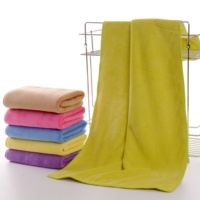 Serviette de bain en microfibre douce, tissu à la mode
