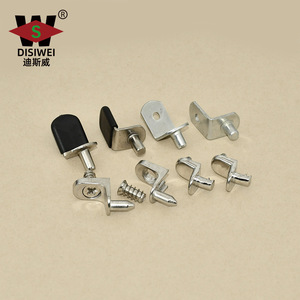 Support d'étagère mobile en métal Disiwei pour meuble, cloison, fixation de verre, connecteur, accessoire de quincaillerie - Product Image 2