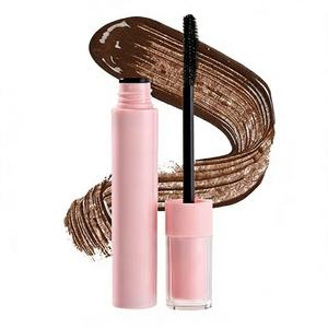 Maquillage Minimaliste Longue Tenue 24h Imperméable Vegan Teinté pour Cils Bouclés, Tube Rose Bébé avec Base Transparente, Couleurs Café Riche et Rose Pâle - Product Image 1