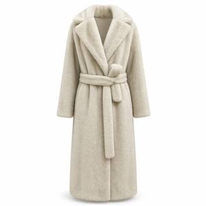 Manteau long de luxe en fausse fourrure pour femme, chaud et épais, style décontracté, idéal pour l'hiver, vente en gros, veste d'extérieur - Product Image 5