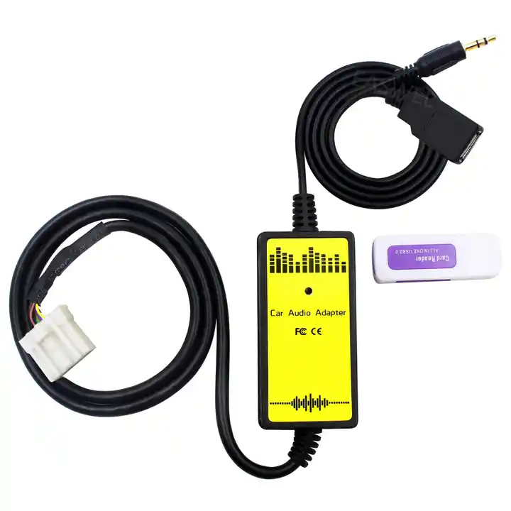 voiture usb adaptateur câble de données connecter cd changeur mp3 interface  audio