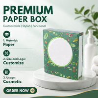 Caja de Cartón Plegable Impresa Personalizada, Caja de Regalo de Papel para Perfumes y Cosméticos de Lujo, Logotipo Personalizado
