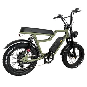 48V 500W <span class=keywords><strong>Specialized</strong></span> 20 "<span class=keywords><strong>Fat</strong></span> Tire Suspensión completa Bicicleta de carga eléctrica de largo alcance Bicicleta eléctrica de 20 pulgadas para la venta - Product Image 4