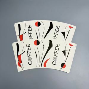 พัดกระดาษพิมพ์ลายสำหรับทำแก้วกาแฟ วัสดุทำแก้วกาแฟ 150-200gsm - Product Image 5