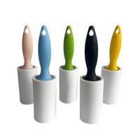Meubles anti-poussière extra collants réutilisables 60 feuilles de rechange pour vêtements Rouleaux à peluches Support de logo Rouleau anti-peluches pour poils d'animaux