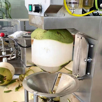 Machine automatique de pelage et de découpe de noix de coco, haute productivité, acier inoxydable 304, pour boulangerie et transformation des légumes