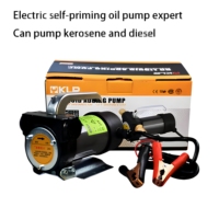 Pompa Transfer Diesel Listrik 12V 24V Portabel Unit Pemompaan Minyak Tekanan Tinggi Self-priming Kit Bahan Bakar Minyak Tanah Pasokan Grosir