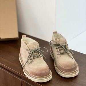 Chaussures de luxe de créateur, bottes de neige au design original, confortables et chaudes, chaussures pour hommes, bottes en coton chaudes de haute qualité pour hommes - Product Image 5