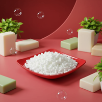Granulés de savon 78% de pureté, qualité industrielle et cosmétique, 25 kg/sac, N° CAS 61789-32-0 Matières premières chimiques pour cosmétiques et soins capillaires