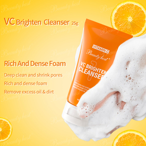 4 Stuks Vc Reizen Geschenk Sets Vc Verhelderende Reiniger Toner <span class=keywords><strong>Serum</strong></span> Crème Vitamine C Voedende Anti-Aging Vrouwen Huidverzorgingsset - Product Image 6