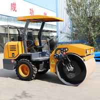 Compacteur routier haute performance à double tambour vibrant pour asphalte et sol